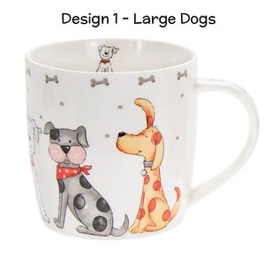 China & Porcelain Mugs & Cups: Comical Friends Dog Mug