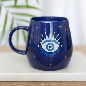 Glassware, Cups & Mugs: All seeing eye changing - Color Changing Mug