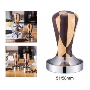 ​Coffee Tamper - Sandalwood Checkino