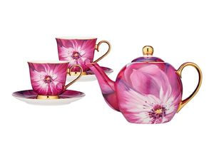 Ceramic & Porcelain Teapots: Ashdene Blooms Reverie Teapot Set