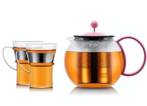 Bodum Assam Teapress Set - Pink