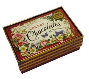 Nostalgia Chocolate Tin Red