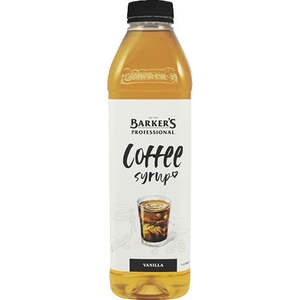 Sugar & Sweets: ​Barkers Vanilla Coffee Syrup 1L