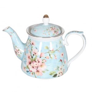 Peach Blossom - Blue Teapot 1 L