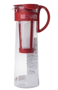 Iced Tea Jugs: Hario Mizudashi Iced Tea or Coffee - Red
