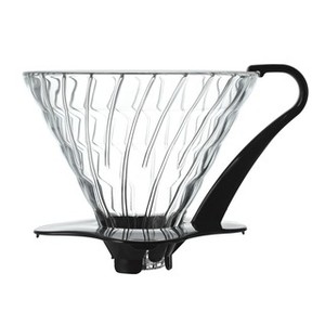 Hario V60 Dripper Pour over - Glass Black