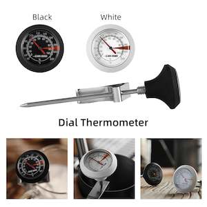 Accessories & Tools: MHW-3BOMBER 0 to100℃ Dial Thermometer for Coffee Milk Frothing Jug Professional Temperature Tools