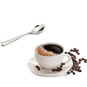 Scoops Spoons: ERMAKOVA Set of 2 Espresso Spoon 4 Inches Mini Coffee Spoon Small Bistro Spoon for Dessert Stainless