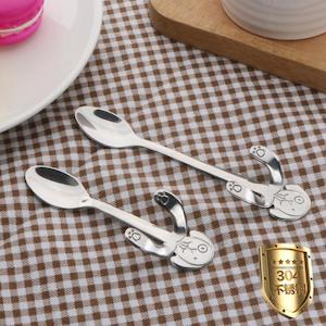 Scoops Spoons: Stainless Steel Coffee Spoon Mini Dog Tea Scoop Long Handle Portable Spoon Hanging Cup Honey