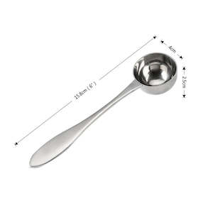 Scoops Spoons: OBR Stainless Steel Long Handle Coffee Spoon Coffee Beans/Powder Spoon Ice Cream Scoop Coffee