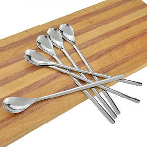 9'' 304 Stainless Steel Teaspoon Long Handled Drink Coffee Scoop Honey&hellip;