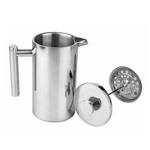 Coffee Pots: French Press Coffee Maker 350ml 800ml 1000ml Best Double Walled Stainless Steel Cafetiere Insulated