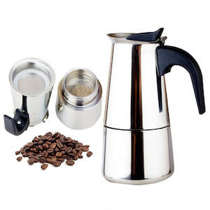 Stainless steel 304 Moka Pot Coffee Maker Stovetop Espresso Maker