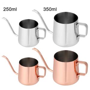 250ml/350ml Stainless Steel Teapot Drip Coffee Pot Long Spout Kettle Cup Home Ki&hellip;