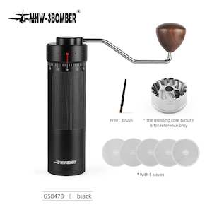 R3 Manual Coffee Grinder Capacity 20g with Stainless Steel Conical Burr External&hellip;