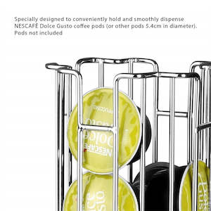 Coffeeware Sets: 1PC Dolce Gusto Capsule Holder  24 PCS Coffee Storage Pod Holder Rotating Rack Coffee Capsule