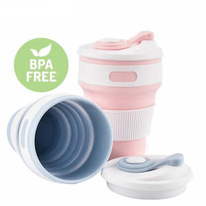 Folding Silicone Portable Silicone Telescopic Drinking Collapsible coffee cup multi-function