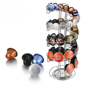 Coffeeware Sets: Iron Coffeeware Nespresso Coffee Capsules Pot Holder Stand Capsule Storage Rack Shelf Organizer