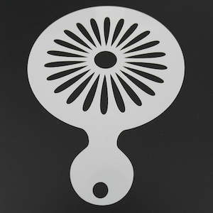 Stencils: 4pcs/set Flower Coffee Stencil Plastic Stencil Template Mold Milk Cappuccino Cookie Latte Art