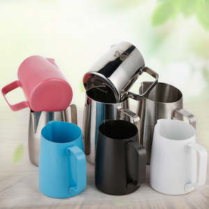 Stainless Steel Non-Stick Coating Coffee Pitcher Milk Frothing Espresso Coffee P&hellip;