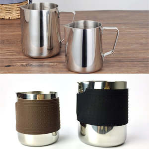 Stainless Steel Milk Frothing Jug Milk Pitcher Espresso Coffee Pitcher Barista C&hellip;