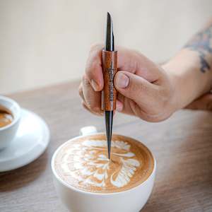 Art Needles: MHW-3BOMBER Coffee Art Pen Set – 1pc or 4pcs Vintage Home Barista Tools for Latte & Cappuccino Decor