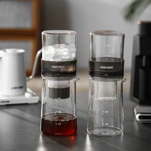 Coffee Makers: 2-4 Cup Cold Brew Coffee Maker 600ml Iced Coffee Pot with 100pcs Filter Paper 300 Mesh Fine Filters