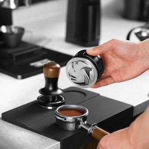 Tamper Distributor: 51/53.35/58.35mm Coffee Distributor Gravity Adaptive Espresso Air Hole Cyclone Base Barista Tools