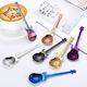 Stainless Steel Guitar Shaped Love Coffee Spoon Teaspoon Children Spoon 7 Colors&hellip;