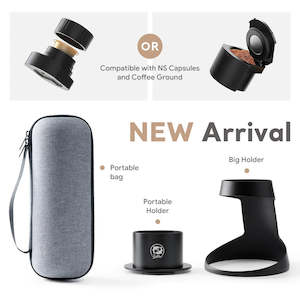 Accessories Tools: Capsule Powder Adapter / Portable Travel Bag / Holder For Car Coffee Maker Portable Espresso Machine