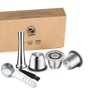 iCafilas Reusable Stainless Steel Coffee Capsule | Eco-Friendly Pod Filter for N&hellip;