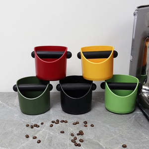 Best Sellers: Espresso Knock Box Coffee Grounds Container | Non-Slip Dump Bin for Delonghi, Breville & Barista Use