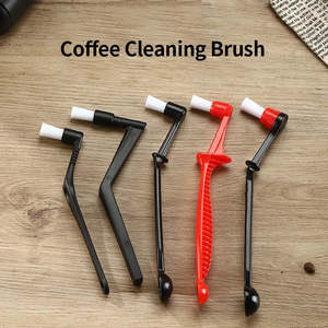 Coffee Machine Cleaning Brush with Spoon – Nylon Espresso Tool for Grounds & G&hellip;