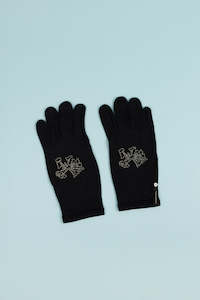 Portal: Portal Drift Merino Gloves - Black Beauty