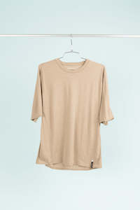 Portal: Portal Drift Merino Tee - Desert Taupe