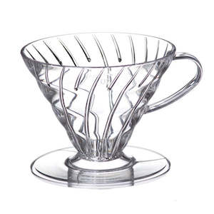 Coffee Brewers: Hario V60 Filter Dripper | Plastic | 02 | Transparent