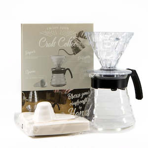 Coffee Brewers: Hario Craft Dripper Coffee Maker Set | 02 | Black