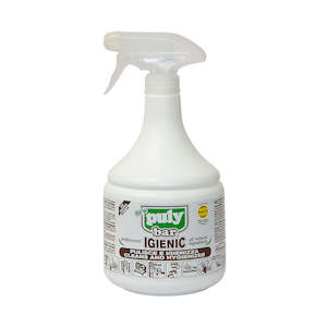 Coffee Cleaning And Maintenance: Puly Bar Igienic Surface cleaner and hygieniser Spray Bottle 1L