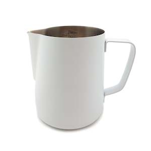 Coffee Milk Jug Stainless Steel | 600ml | White