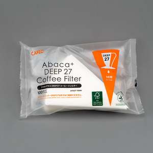 CAFEC Abaca+ Deep 27 Filter Paper COFFEE TECH - Specialty Coffee Roasters