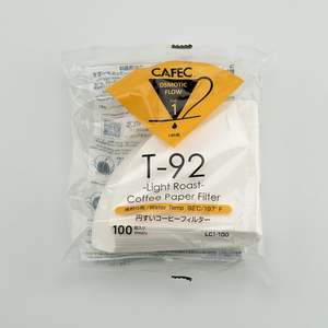 CAFEC V60 Light Roast Filter Paper 1 Cup T-92 COFFEE TECH - Specialty Coffee Roasters