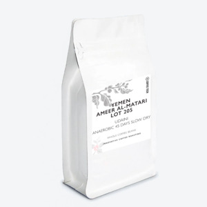 Products: Yemen Udaini Ameer Al-Matari Lot 205 Anaerobic 45 Days Slow Dry COFFEE TECH - Specialty Coffee Roasters