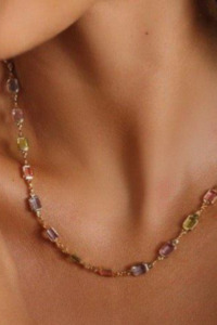 Jewellery 2: Rainbow Necklace - Amalfi Pastels