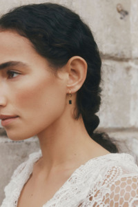 Maeve Earrings - Gold/Black