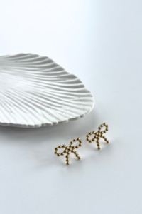 Jewellery 2: Bow Earrings - Gold