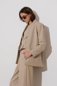 Jackets Coats: Hendrix Blazer - Almond