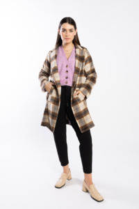 Jackets Coats: Glacier Coat - Autumn Check