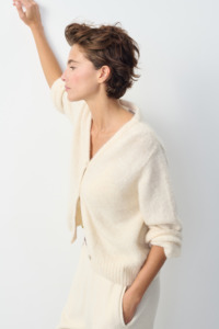 Knitwear: East Cardigan - Pearl