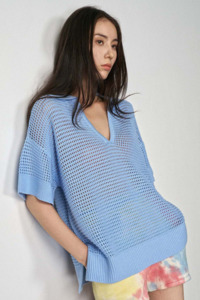 Open Stitch Polo N.2035 - Surf