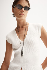 Santori Knit Top - White